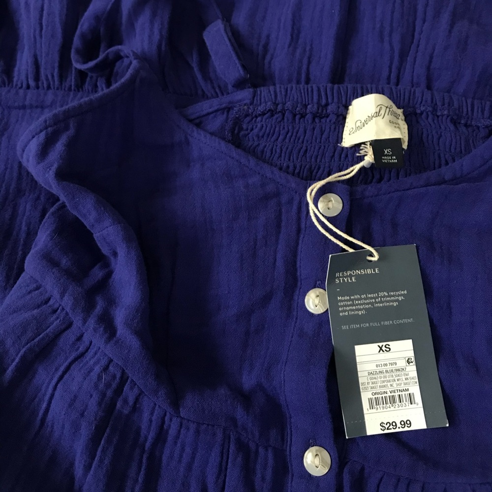 NWT Universal Thread tiered maxi dress XS